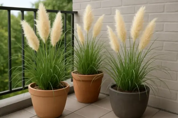 Pampa em vasos: guia rápido de herbáceas que cabem em varandas pequenas